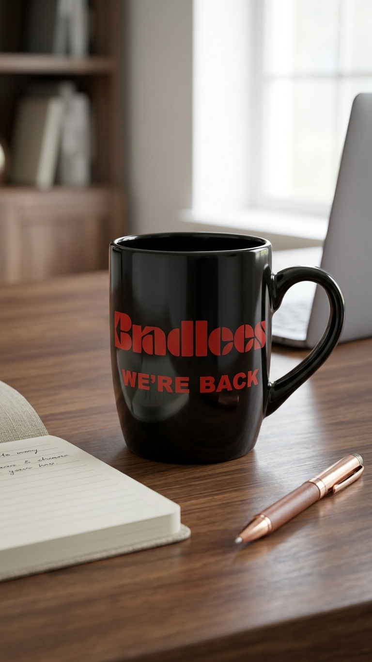 Bradlees We're Back Mug - Black