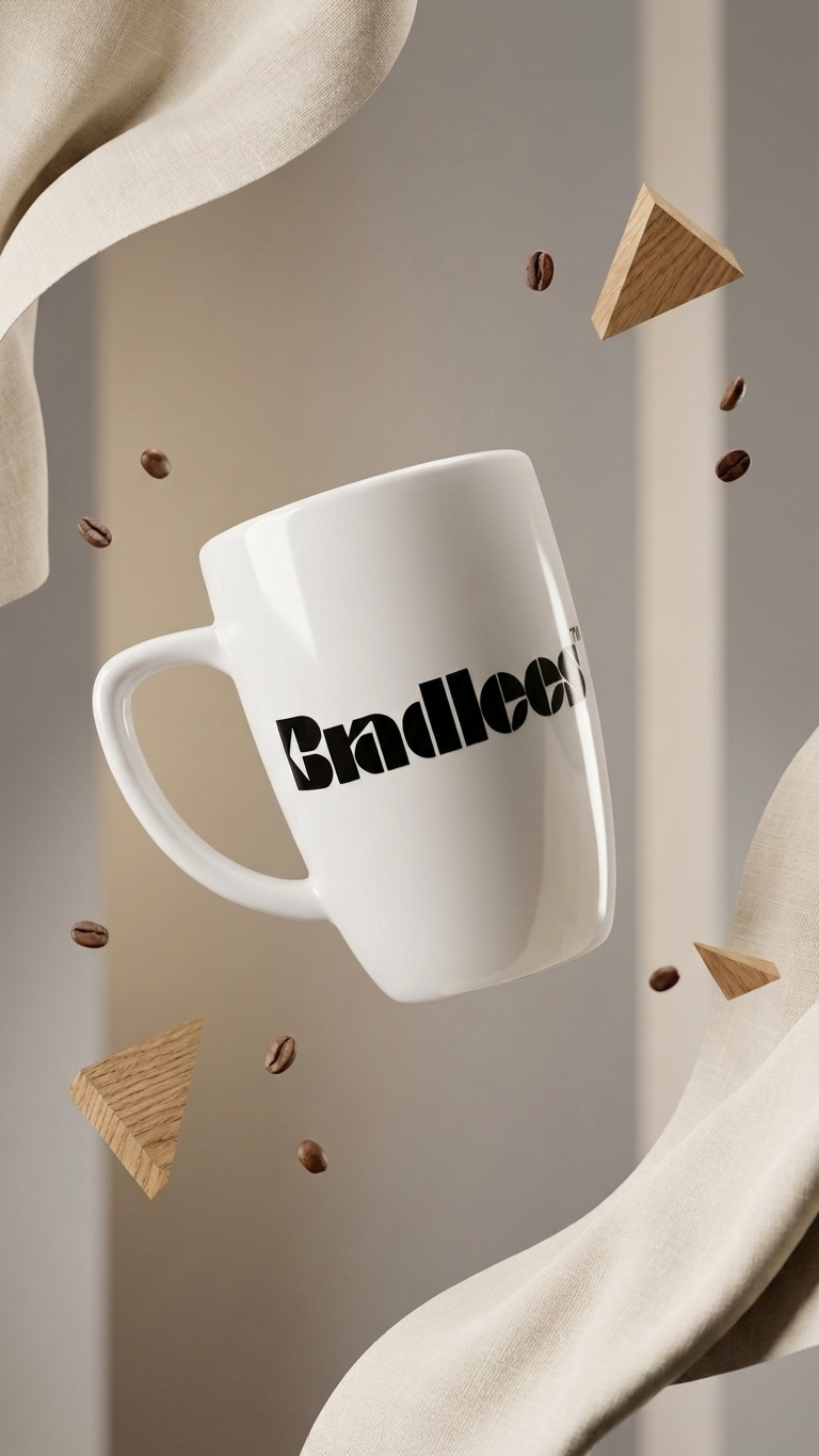 Bradlees Signature Mug - White