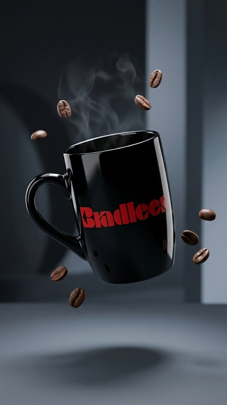 Bradlees Signature Mug - Black view 4