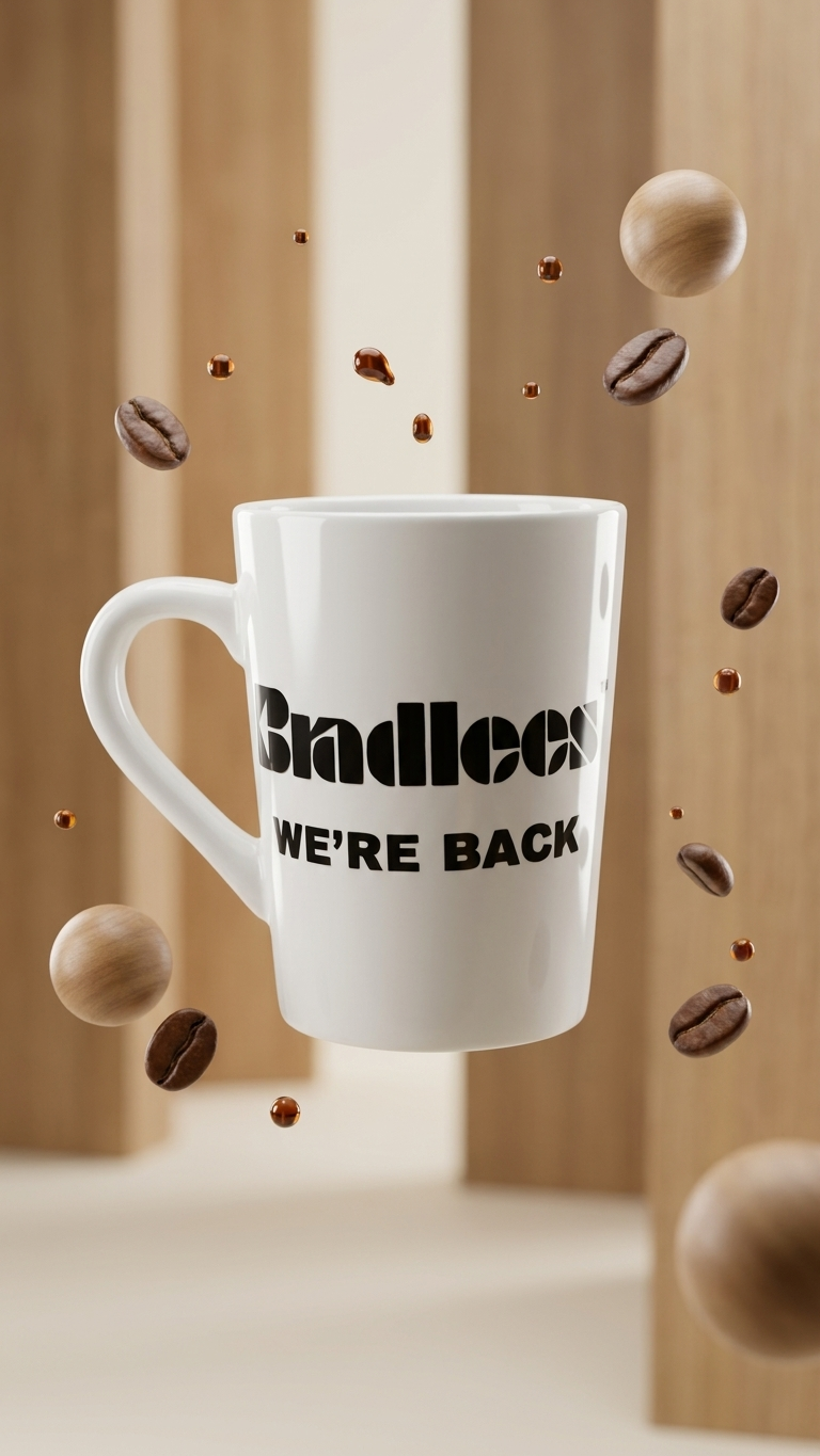 Bradlees We're Back Mug - White view 3