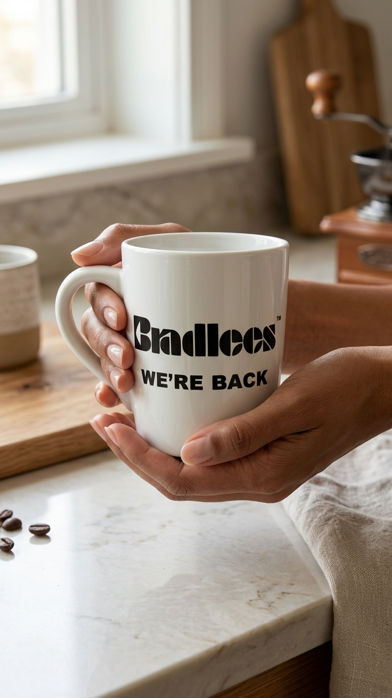 Bradlees We're Back Mug - White view 2