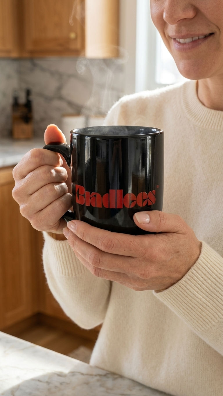 Bradlees Signature Mug - Black view 2